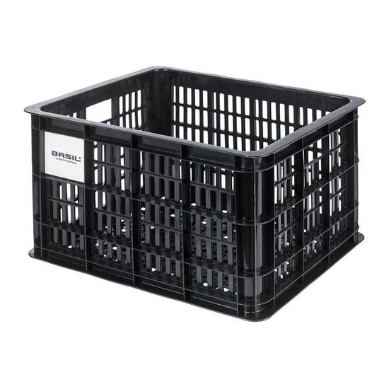 Fietskrat Basil Crate 29,5L Zwart