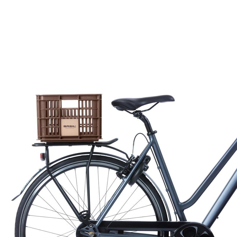 Skrzynia Rowerowa Z Recyklingu Crate M 29,5 Litra 35 X 45 X 25 Cm - Brązowa