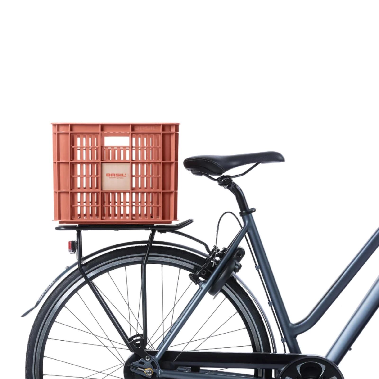 Basil Caisse à Vélo L - 40 Litres - Rouge - Durable et Spacieuse 3/7