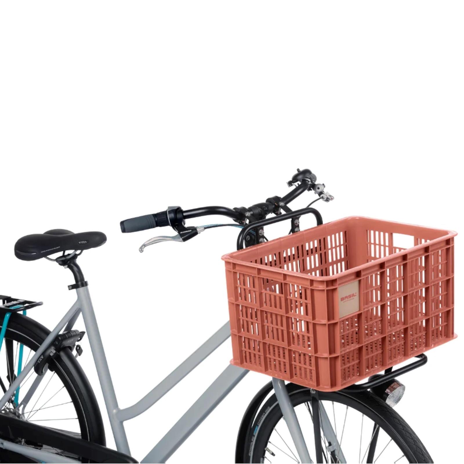 Basil Caisse à Vélo L - 40 Litres - Rouge - Durable et Spacieuse 4/7