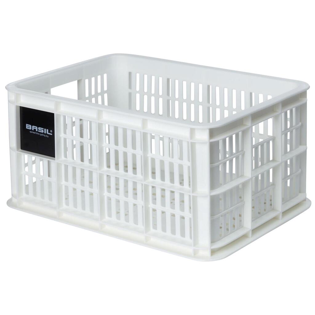 Basil Bicycle Crate S - Small - 17.5 Liters - White