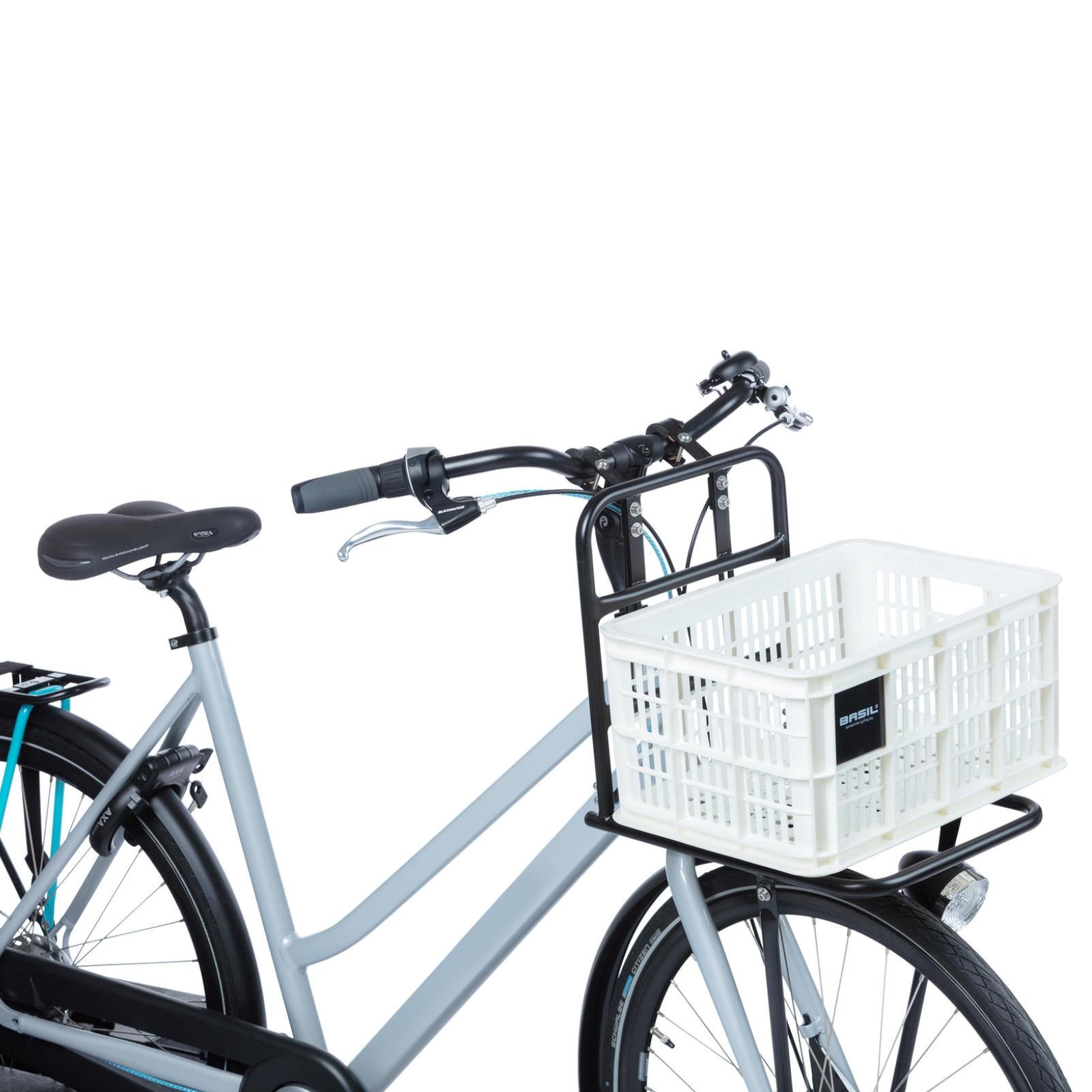 Basil Crate à Vélo S - Petit - 17,5 litres - blanc 2/7