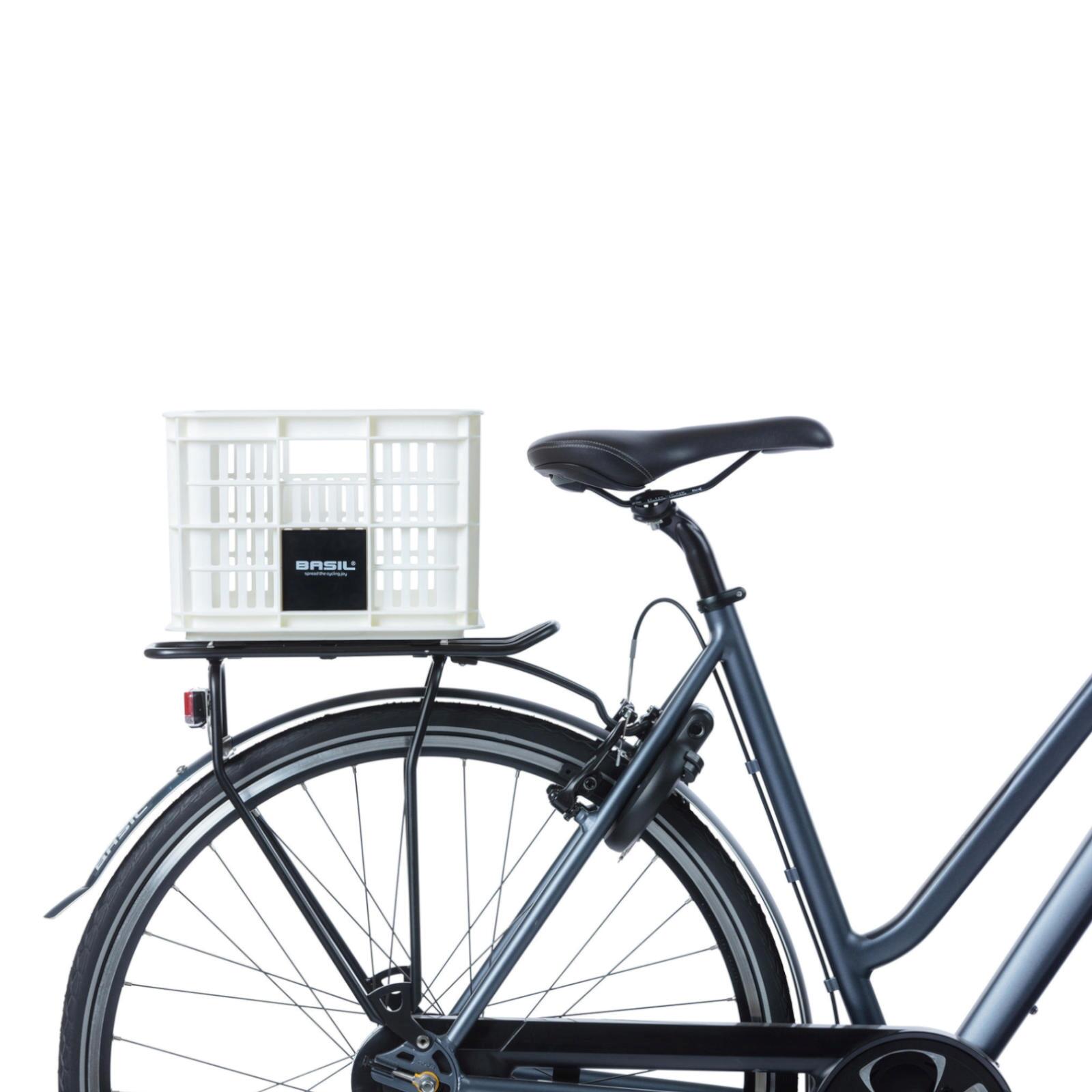 Basil Crate à Vélo S - Petit - 17,5 litres - blanc 3/7