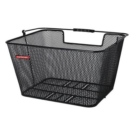 Pletscher Hinterradkorb schwarz 40x31x22cm, sw, ohne Befestigungsplatte