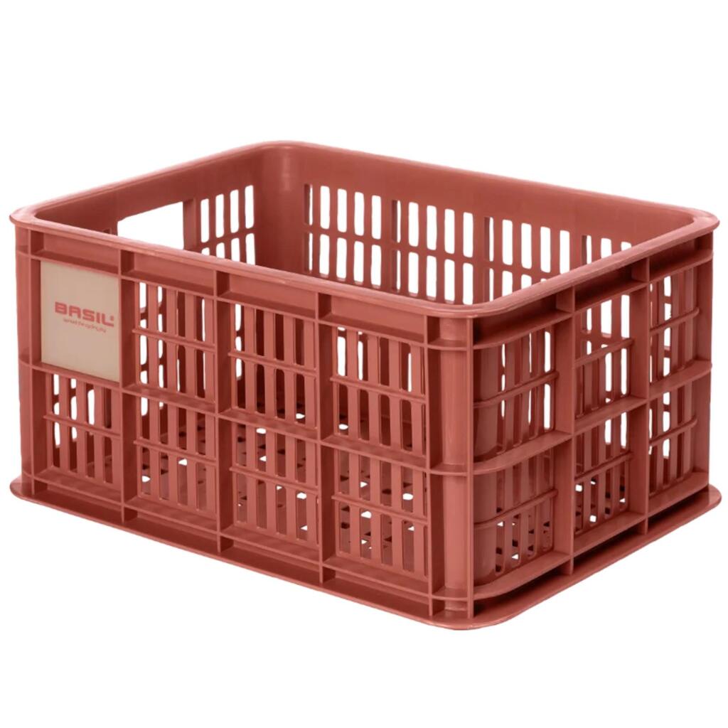 Basil Bike Crate S - Compact 17.5L - Red