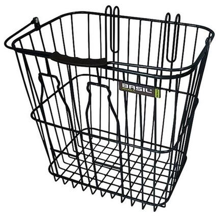 Panier de bouteille de basilic - Panier à vélo - à l'arrière - Zwart