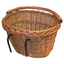 Basil Denver - Panier à vélo en osier - Fixation avant ou arrière