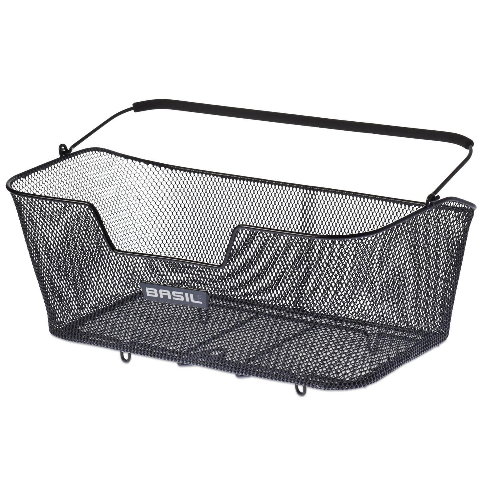 Kosz Rowerowy Base Xl 52 X 30 X 23 Cm - Czarny