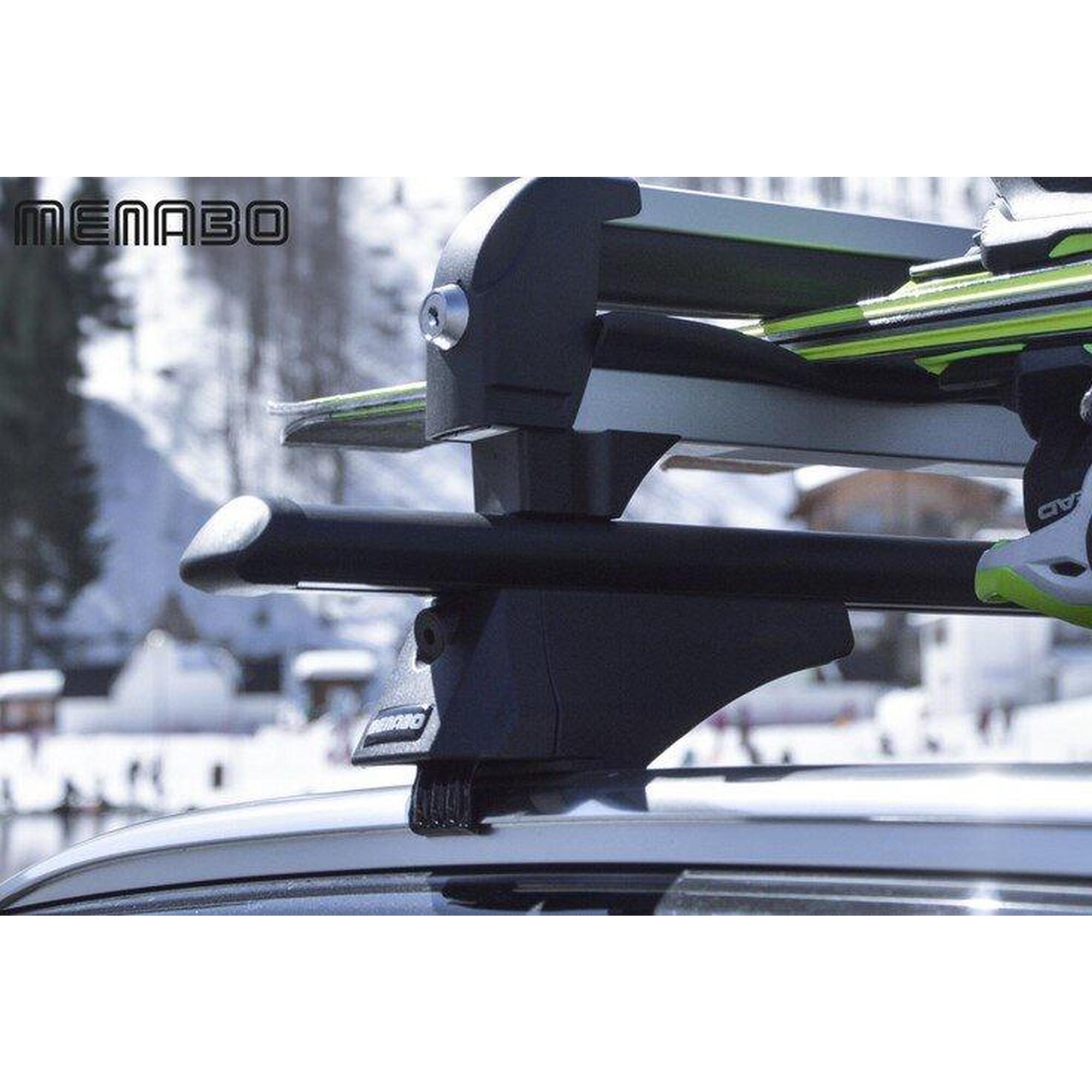 Příčníky na integrované i klasické hagusy 135 cm TIGER Black, MENABO