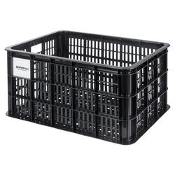 Caisse à vélo Basil l plastique recyclé mik 40 litres - noir