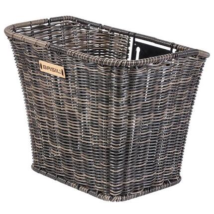 Basil Bremen Rattan Look FM panier fixe pour guidon, brun