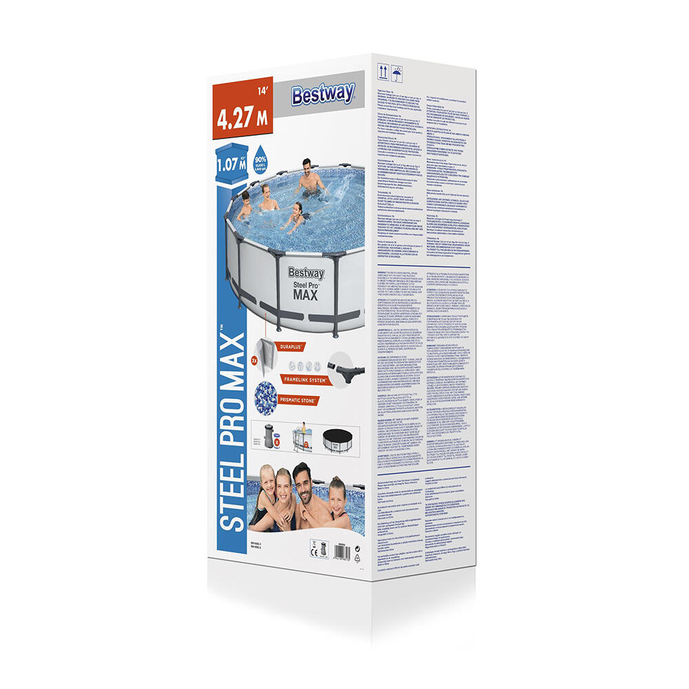 Bestway Steel Pro MAX Frame-Pool Komplet t-Set, rund 427 x 107 cm 4/7