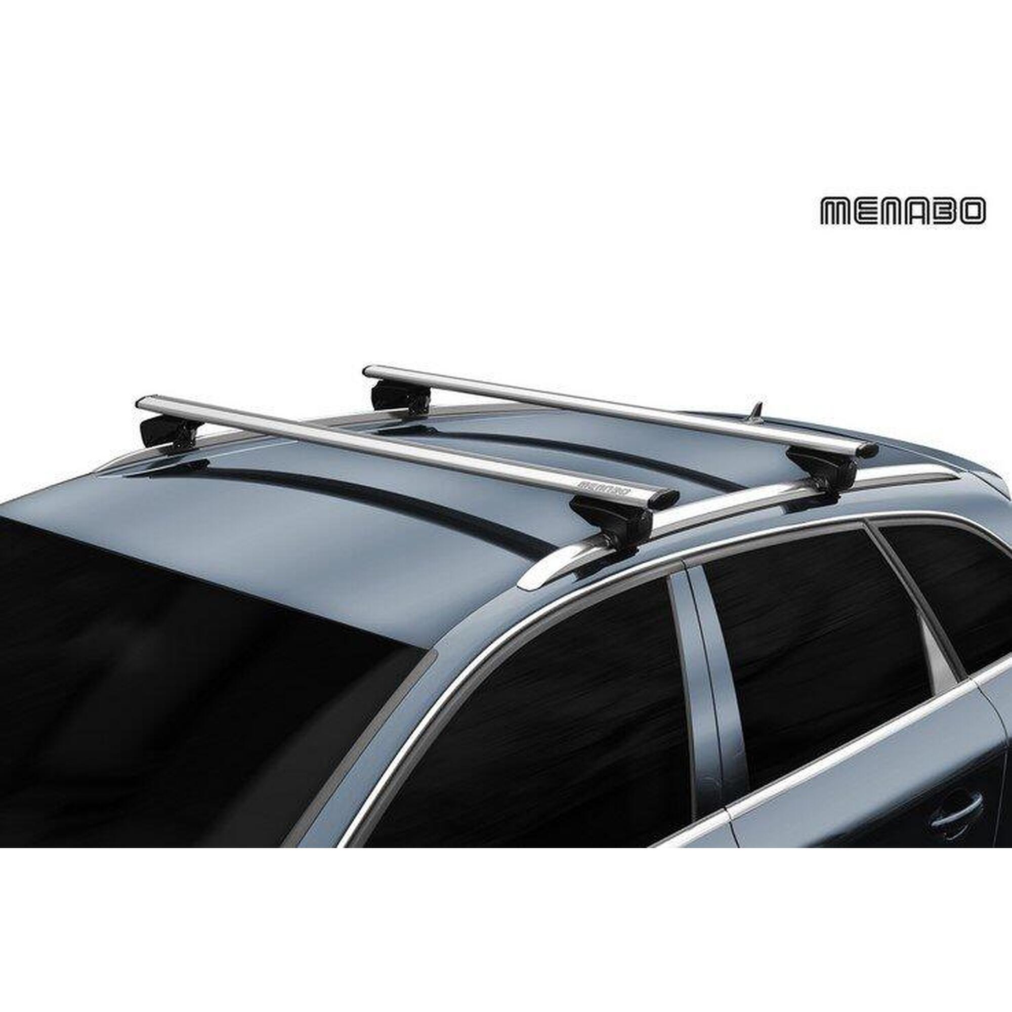 Příčníky na integrované hagusy 135 cm LINCE Silver, MENABO
