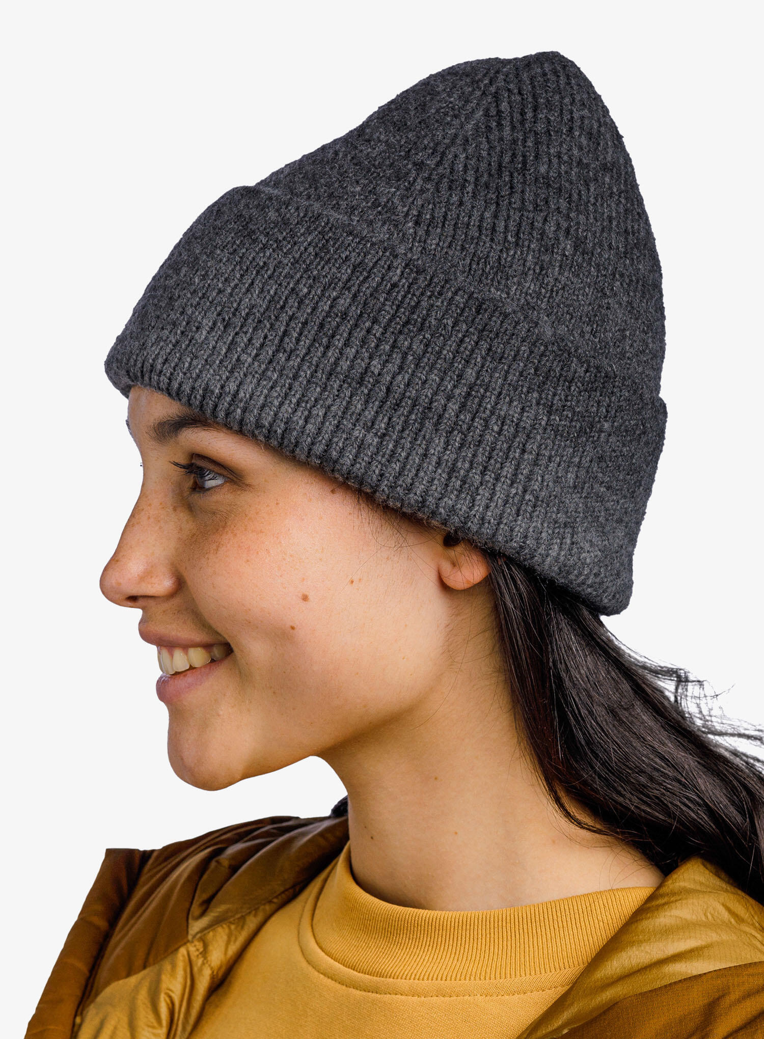 Strickmütze mit Farbverlauf weich wärmend unisex - Knitted Beanie Marin 3/4