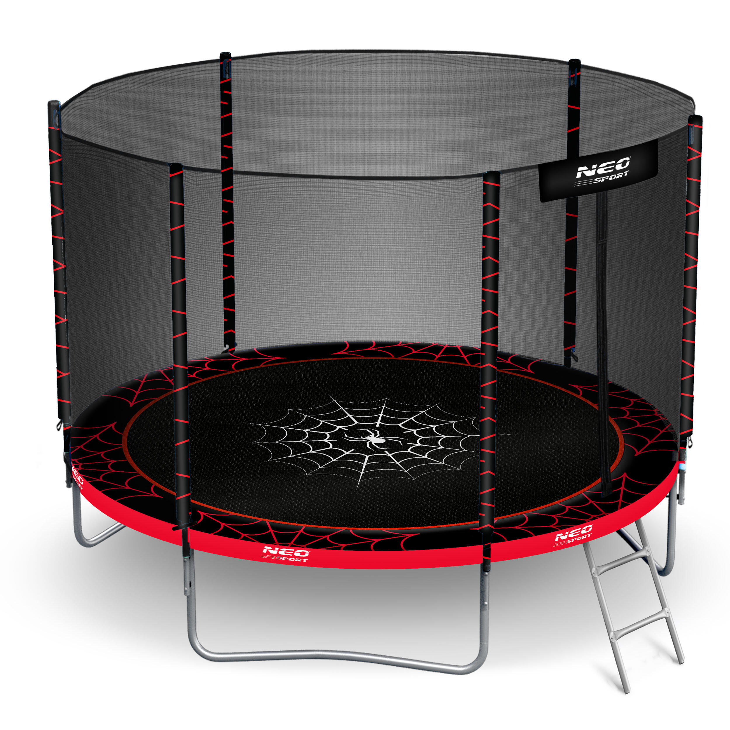 NEO-SPORT Trampolin Gartentrampolin Kindertrampolin Sicherheitsnetz Neo-Sport 252 cm 8FT