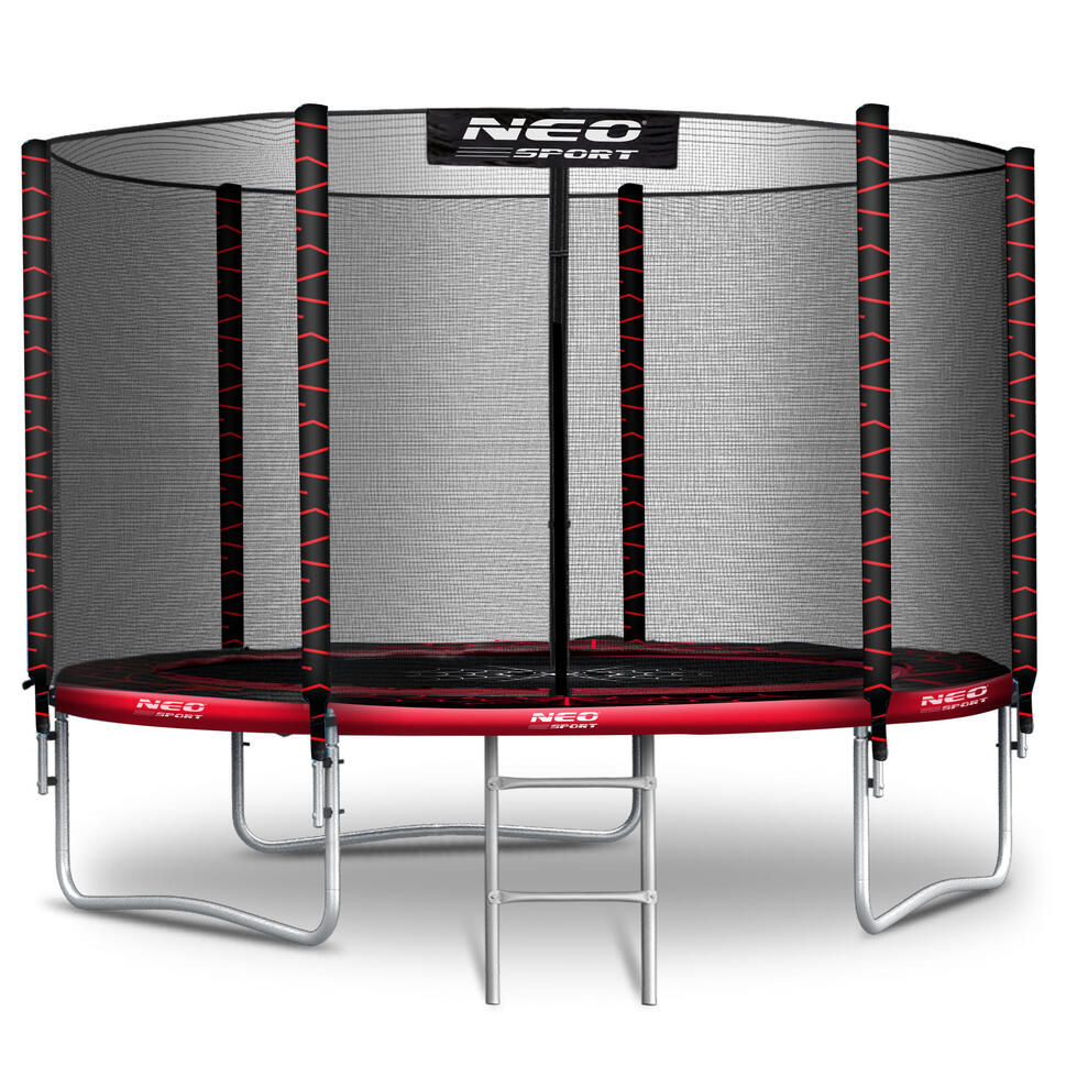Trampolina ogrodowa z siatką zewnętrzną Neo-Sport 312cm 10ft