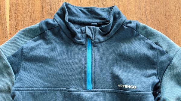 Tussen Particulieren - Thermisch truitje Artengo Thermic 1/2 zip blauw 7- 2/4