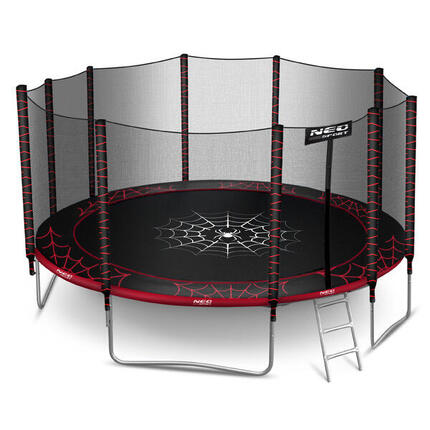 Trampolina ogrodowa z siatką zewnętrzną Neo-Sport 465cm 15ft