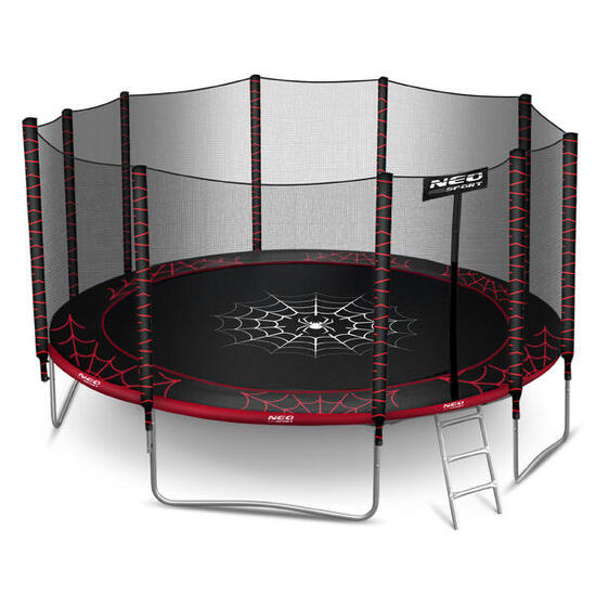 Trampolina ogrodowa z siatką zewnętrzną Neo-Sport 465cm 15ft