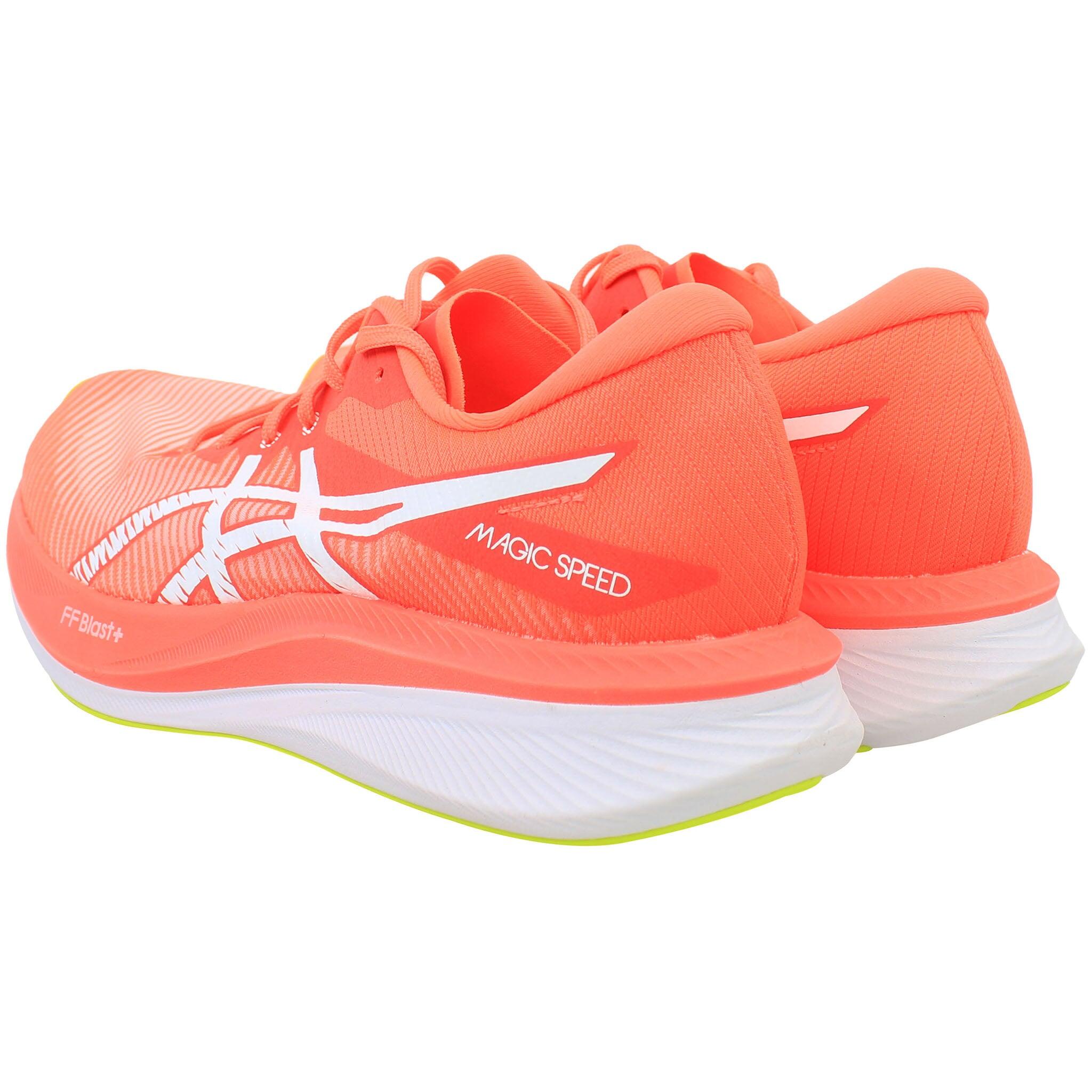 Asics Magic Speed 3 Womens Red Running Shoes 4/5