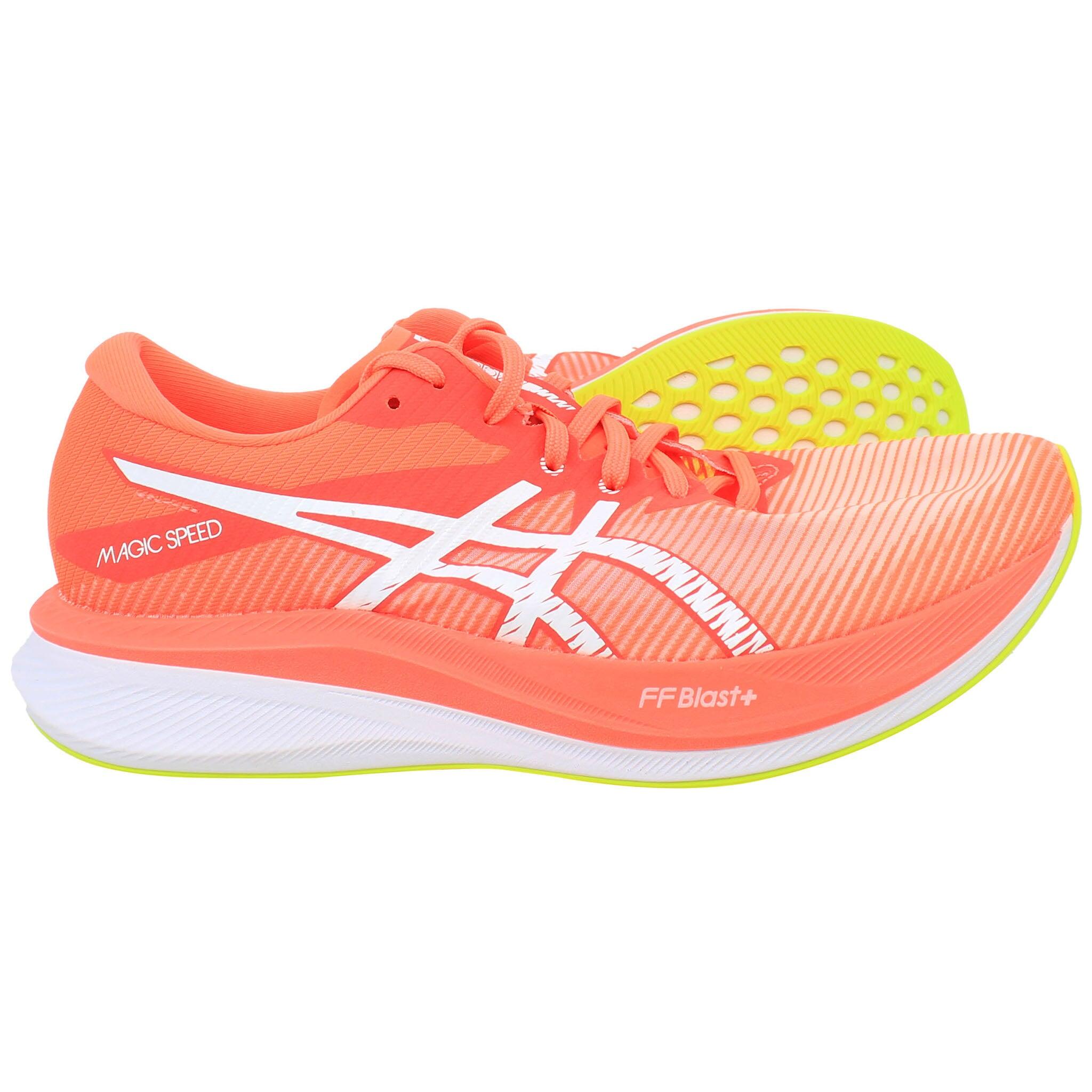 Asics Magic Speed 3 Womens Red Running Shoes 3/5