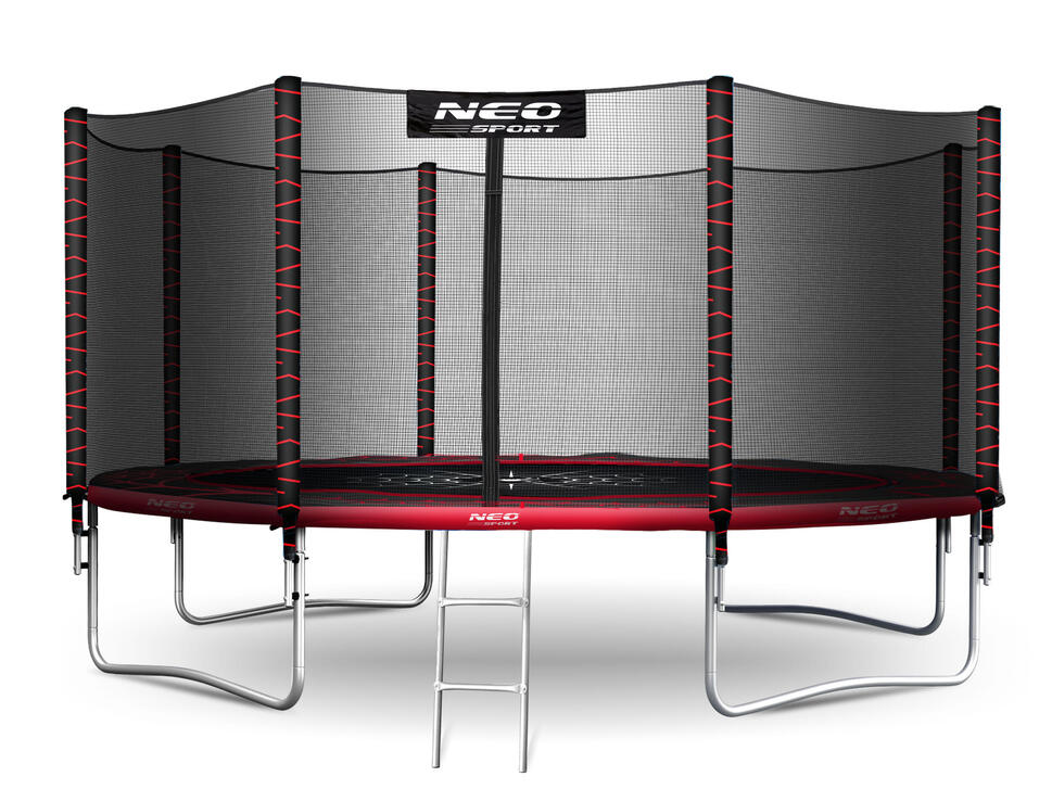 Trampolina ogrodowa z siatką zewnętrzną Neo-Sport 404cm 13ft