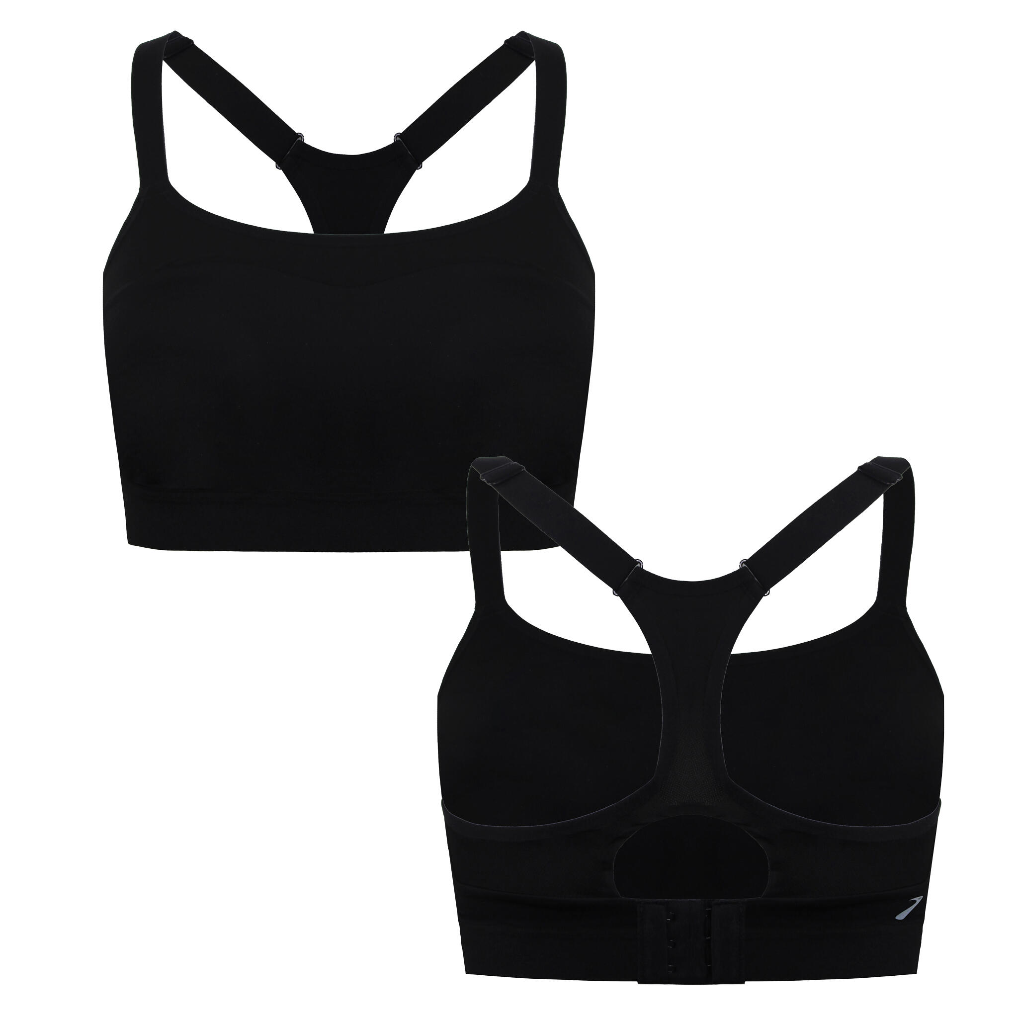 Brooks Dare Racerback Womens Black Sports Bra 3/3