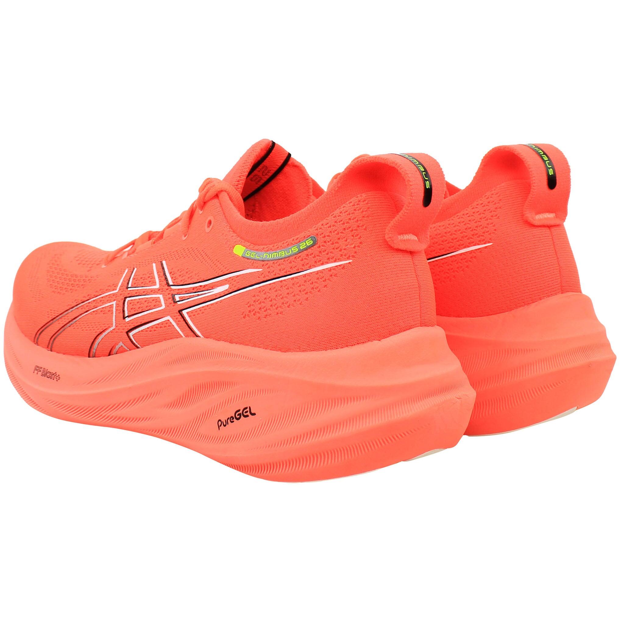 Asics Gel-Nimbus 26 Mens Red Running Shoes 4/5