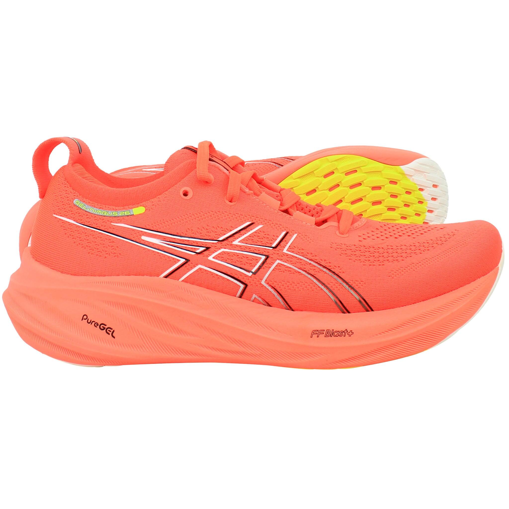 Asics Gel-Nimbus 26 Mens Red Running Shoes 3/5