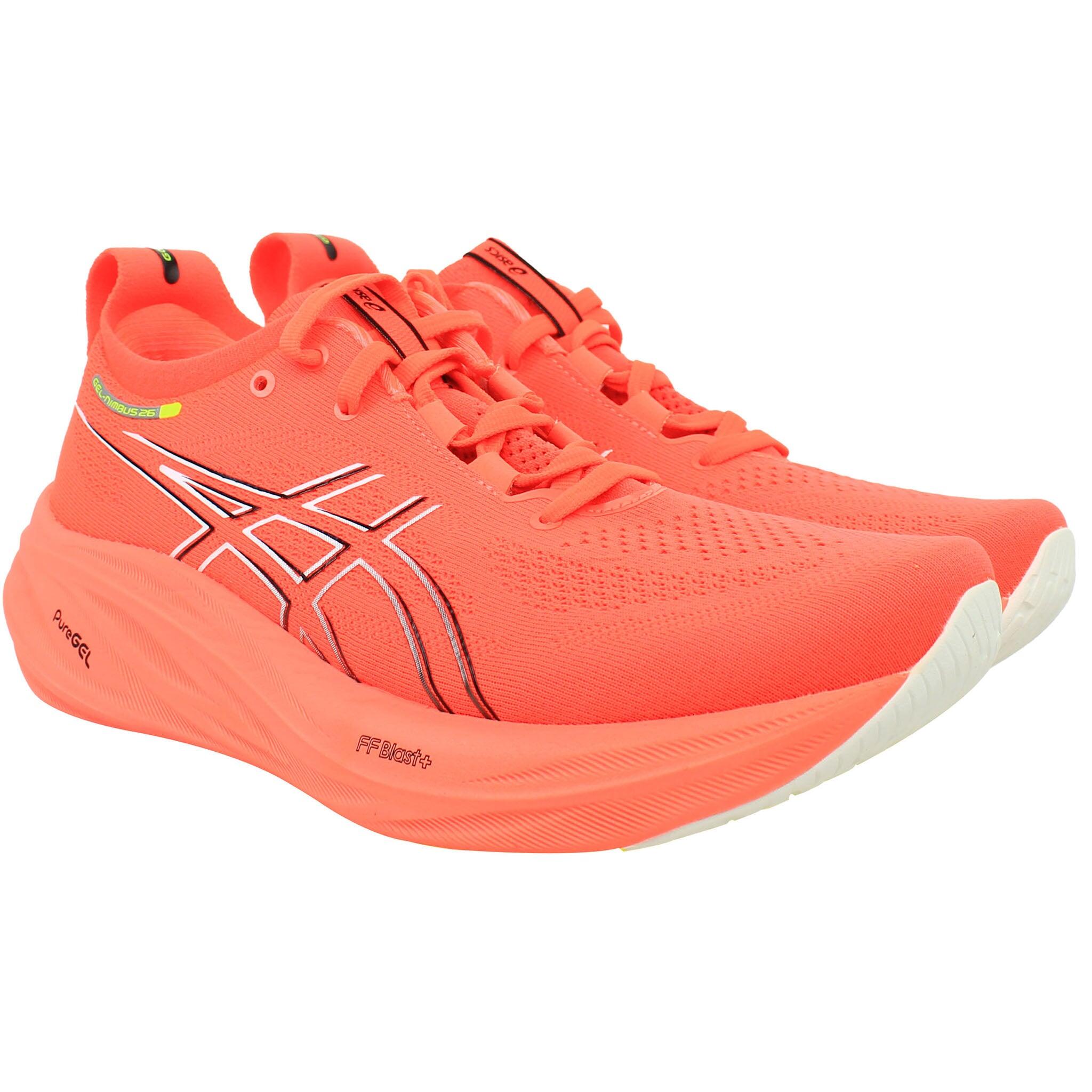 Asics Gel-Nimbus 26 Mens Red Running Shoes 2/5