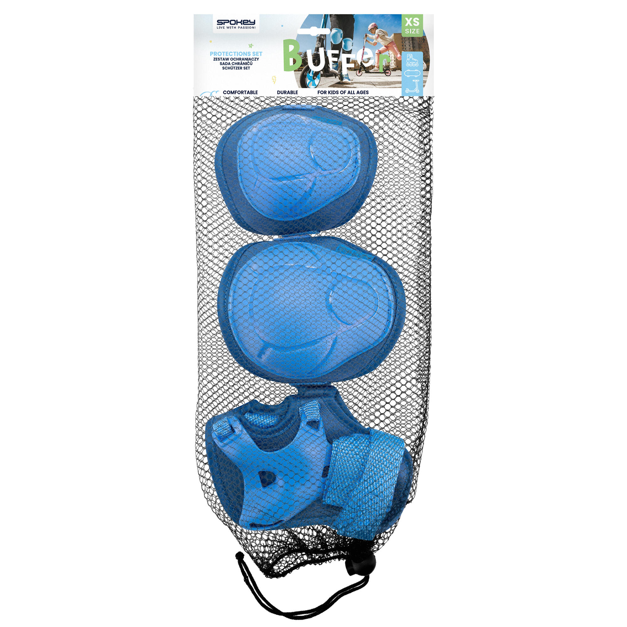 Kit protecciones patines Spokey Buffer 2/7
