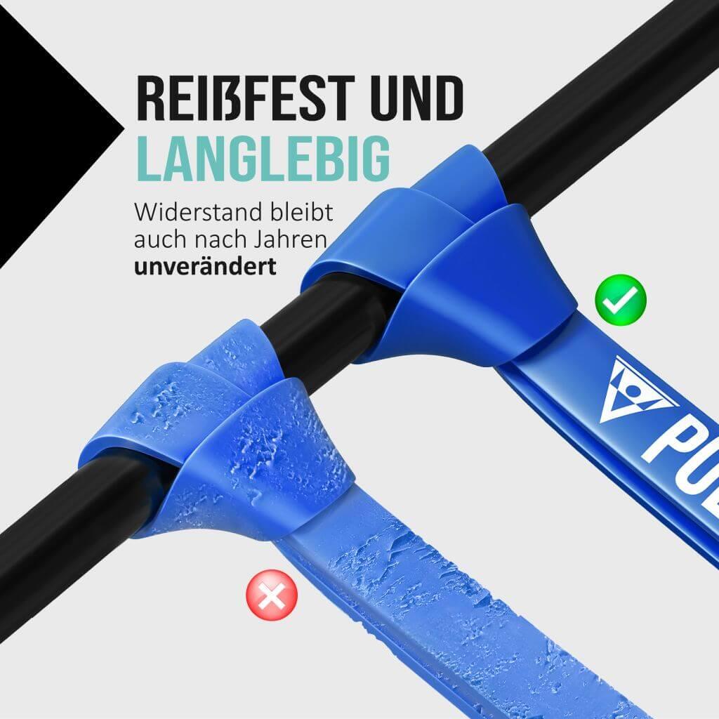 Klimmzugbänder in versch. Stärken als Unterstützung oder Widerstand 4/8
