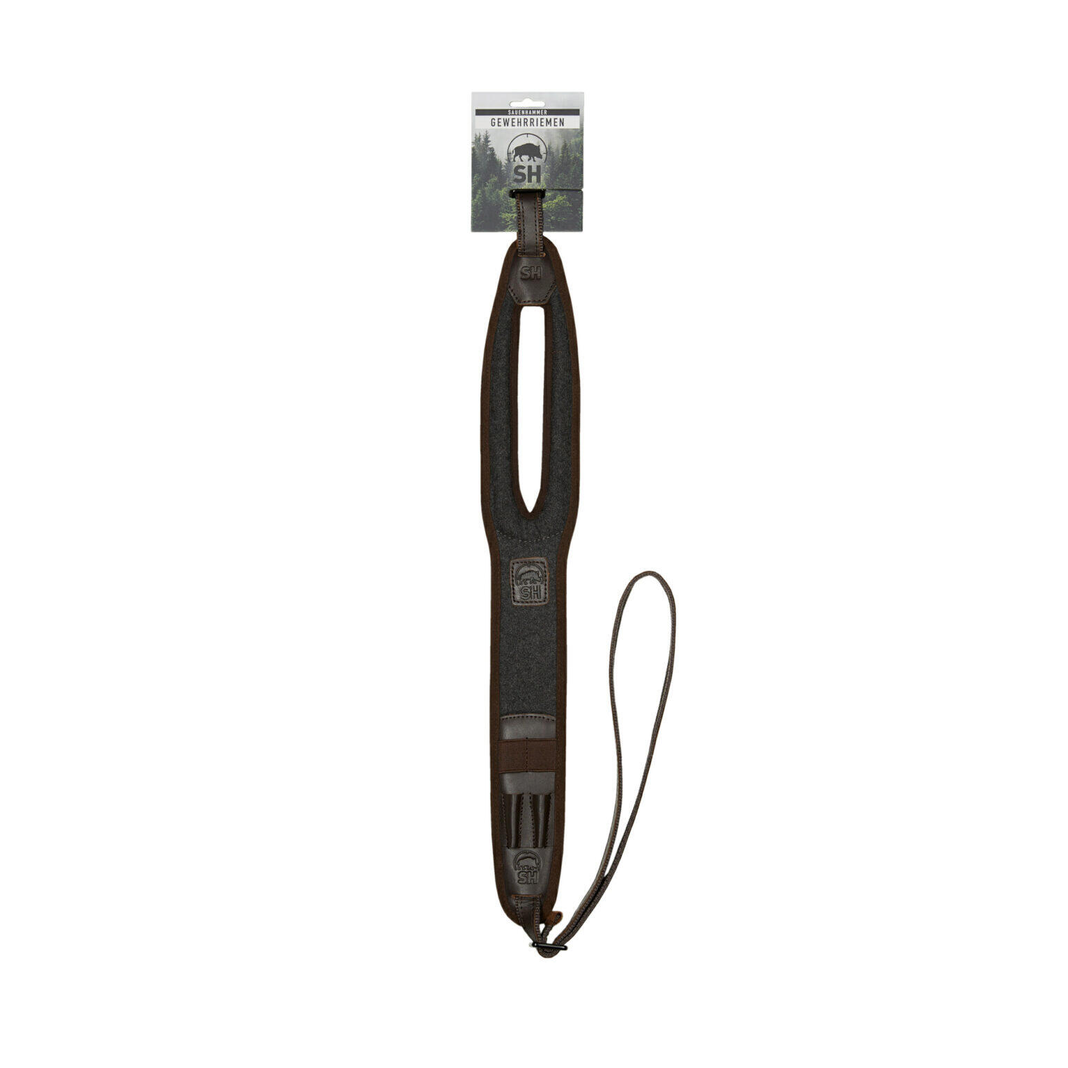 Gewehrriemen Premium Loden 3/6