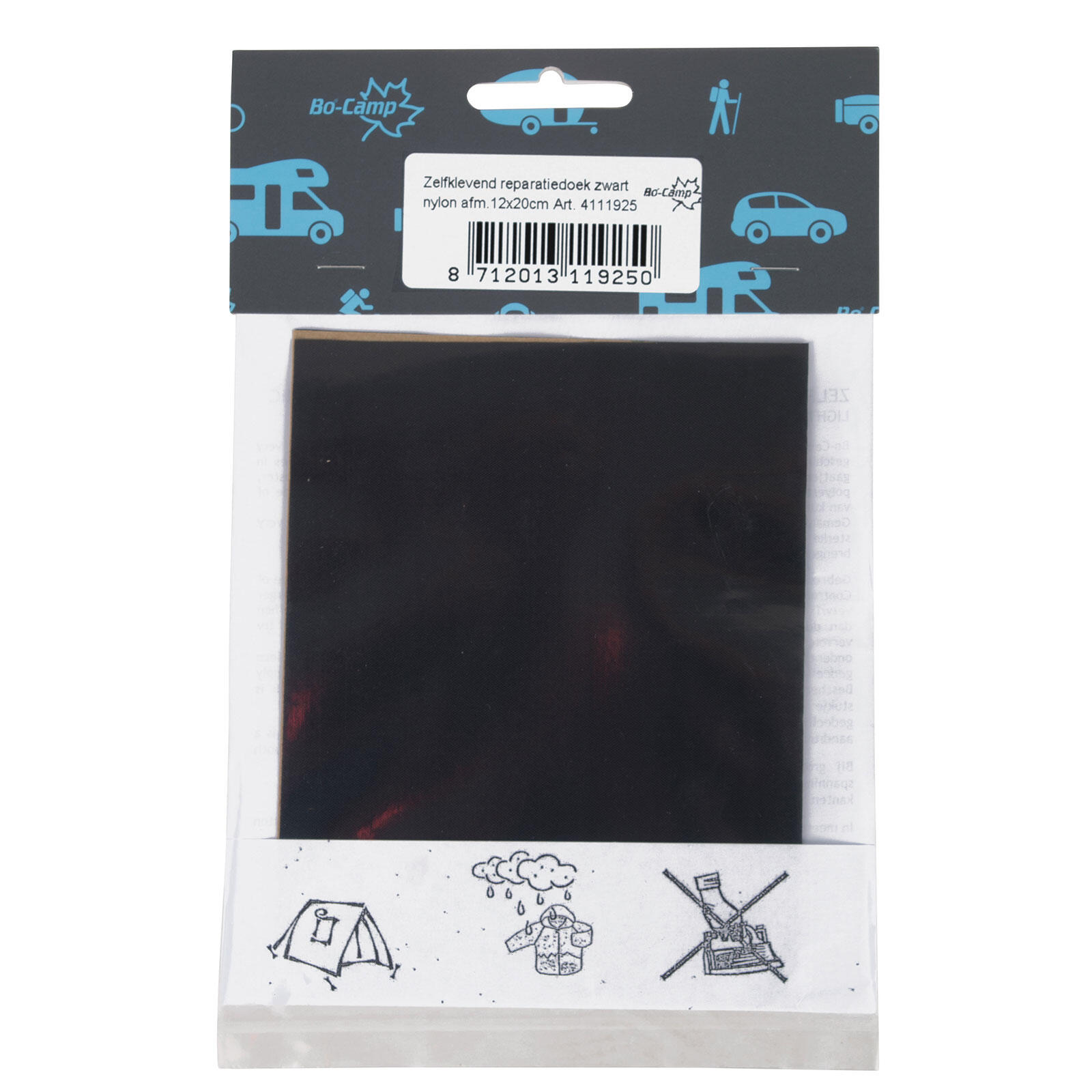 Set di riparazione per tenda toppe in nylon telo nastro adesivo tessuto 4/5