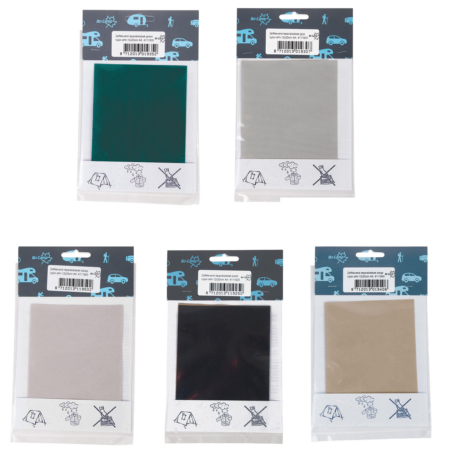 Zelt Reparatur Set Nylon Tarp Flicken Stoff Band Flickset Selbstklebend 2/5