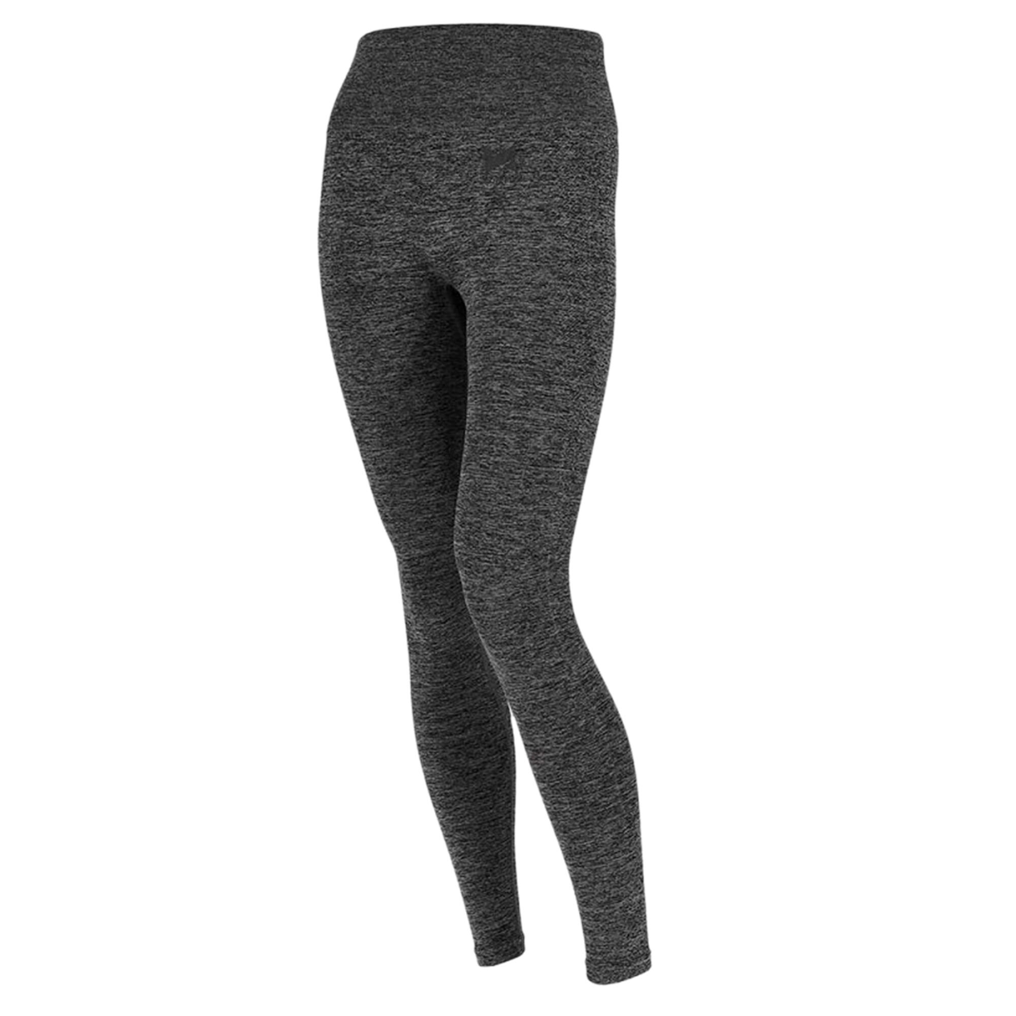 Leggings desportivas para mulher | Cintura alta | Melange antracite