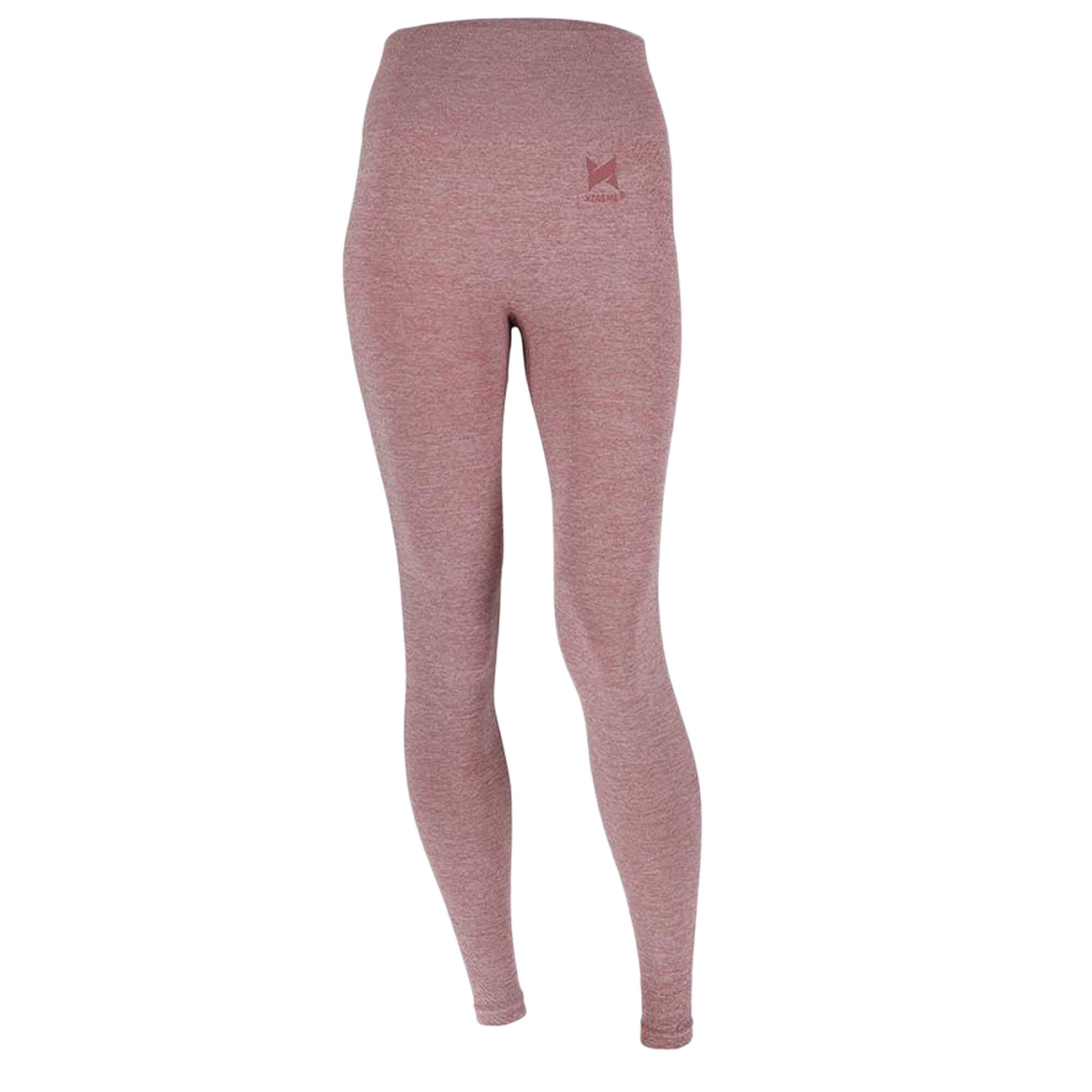 Leggins de sport pour femmes | Taille haute | Rose mélangé 3/3
