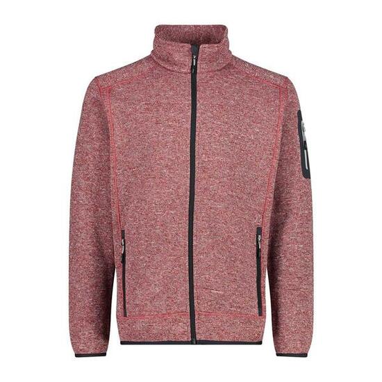 Polaires Et Pulls Homme - CMP Man Fleece Jacket - Ferrari/Antracite
