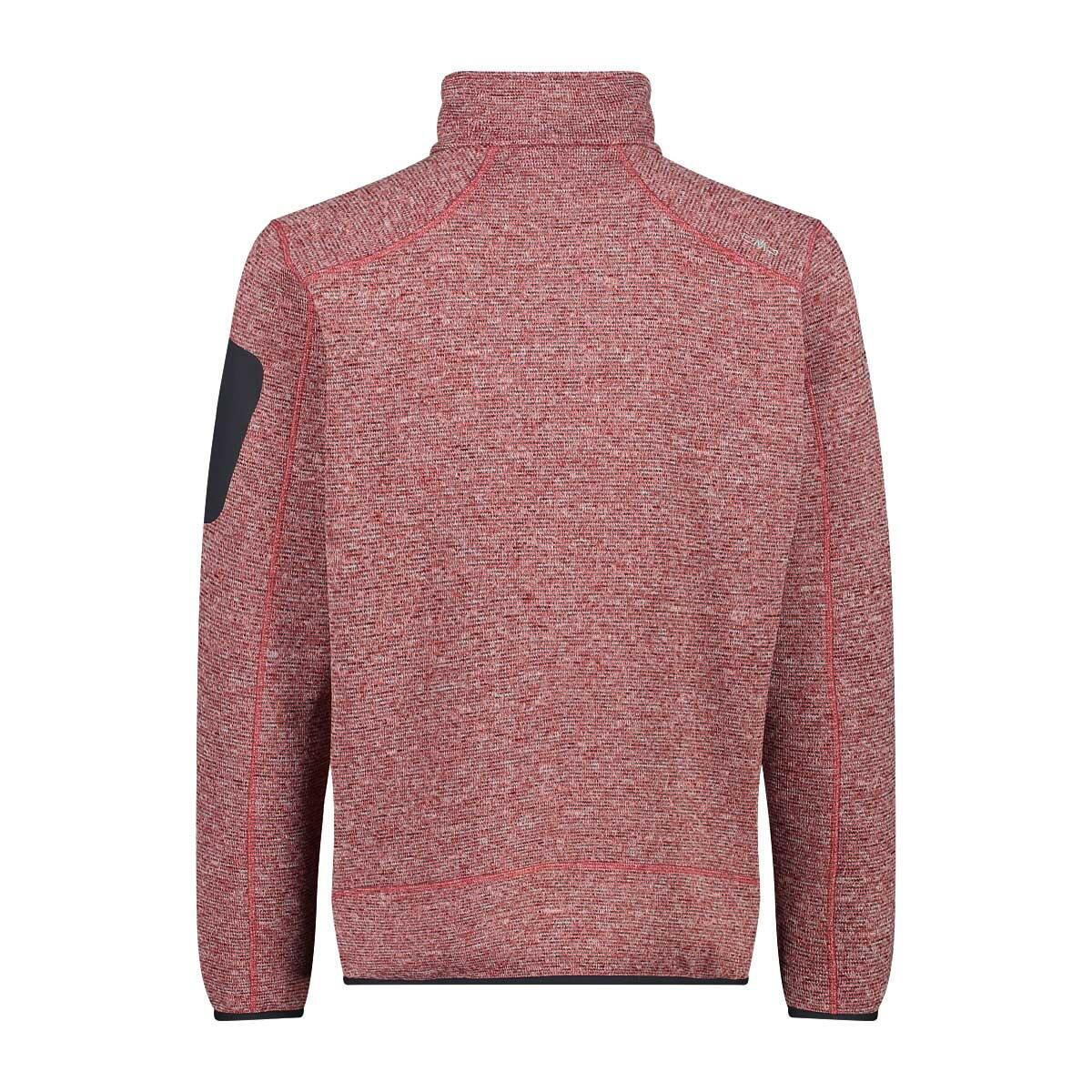 CMP Man Fleece Jacket - Ferrari/Antracite 4/4