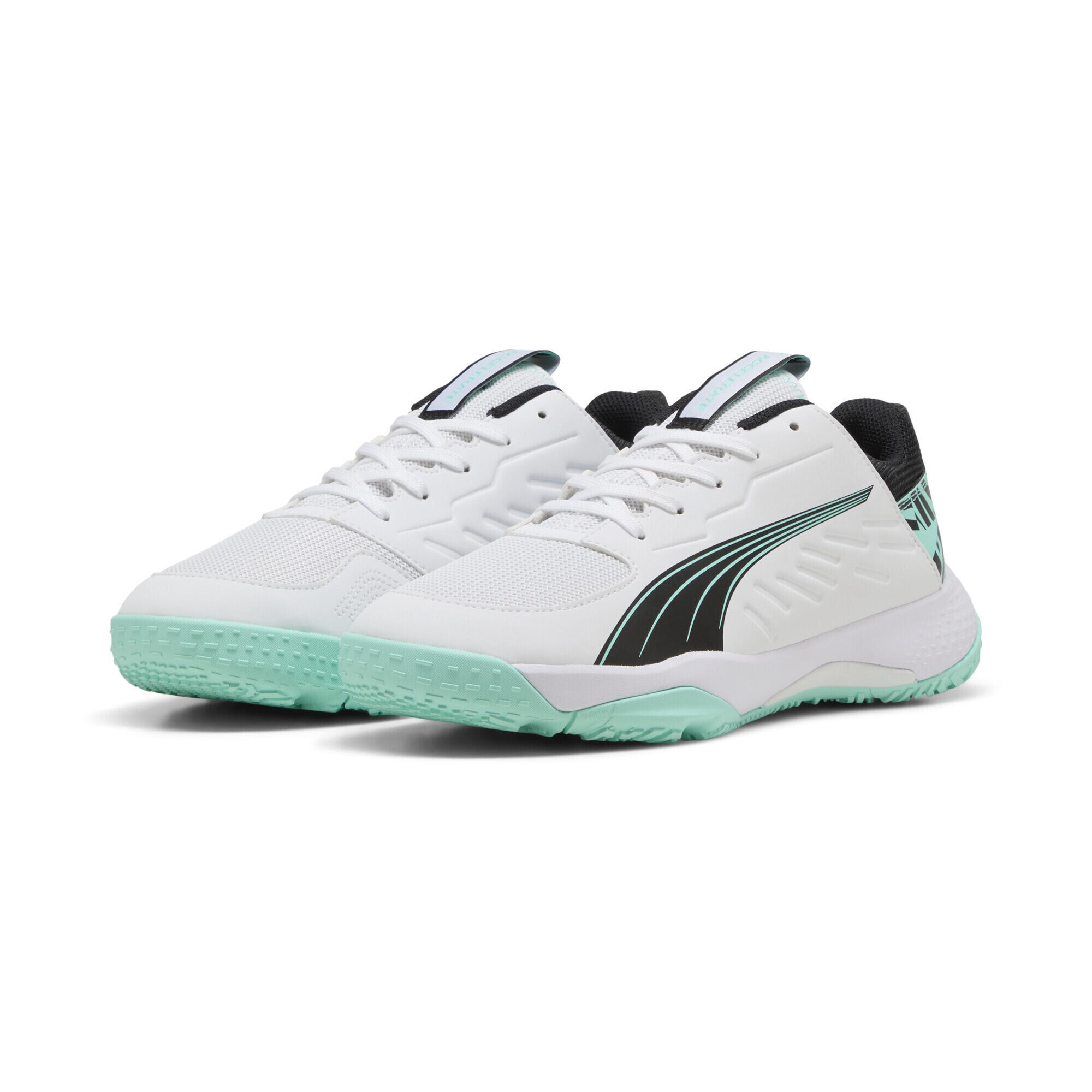 Puma - Chaussures De Handball Accelerate Untmd Enfant Et Adolescent Puma - Baskets - Blanc|noir - Decathlon