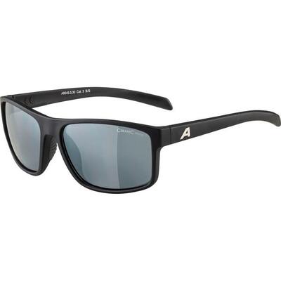 Alpina Sportbrille Nacan I schwarz matt. Glas schwarz versp.. Kat.3