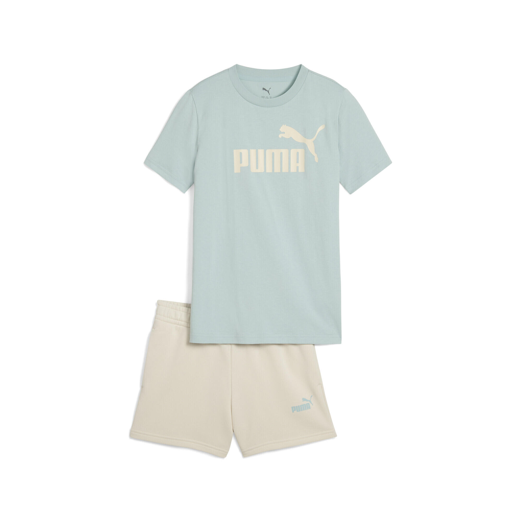Essentials No.1-logo set met T-shirt en short voor jongeren PUMA 4/7