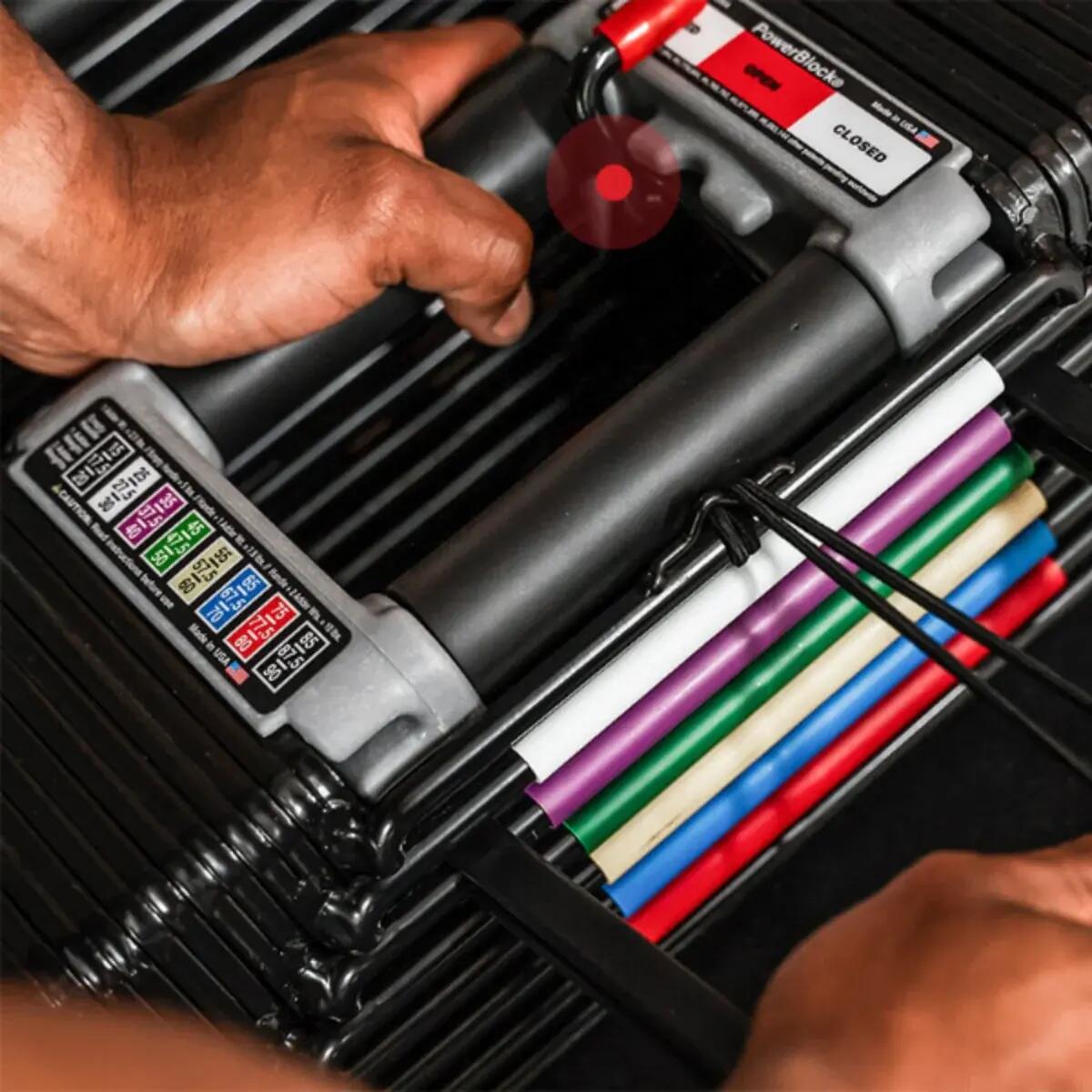 Haltères réglables 2 à 41 KG PowerBlock Elite EXP (stage 3) PBELSET3 6/6