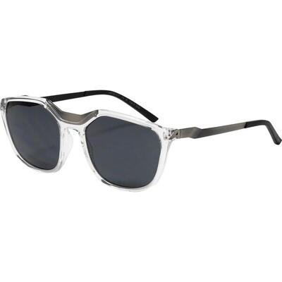 Alpina Sportbrille Fleek transp.silber glänz, Glas schwarz, Kat.3