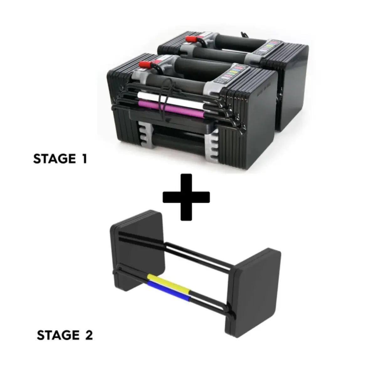 Haltères réglables 2 à 32 KG Powerblock Elite EXP PBELSET2 4/5