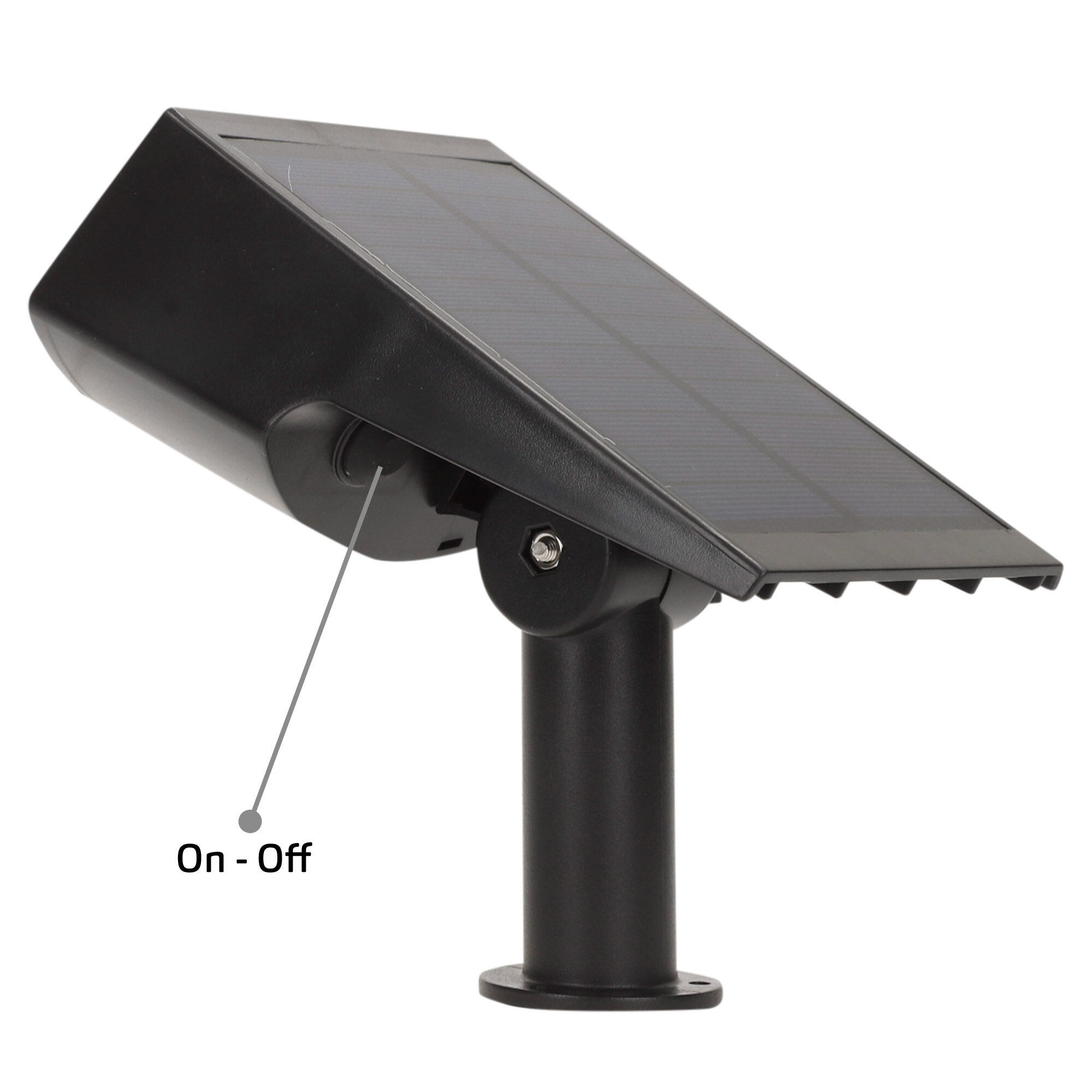 Aktive Projecteur solaire LED 5-10 lumens design 2 en 1 5/7