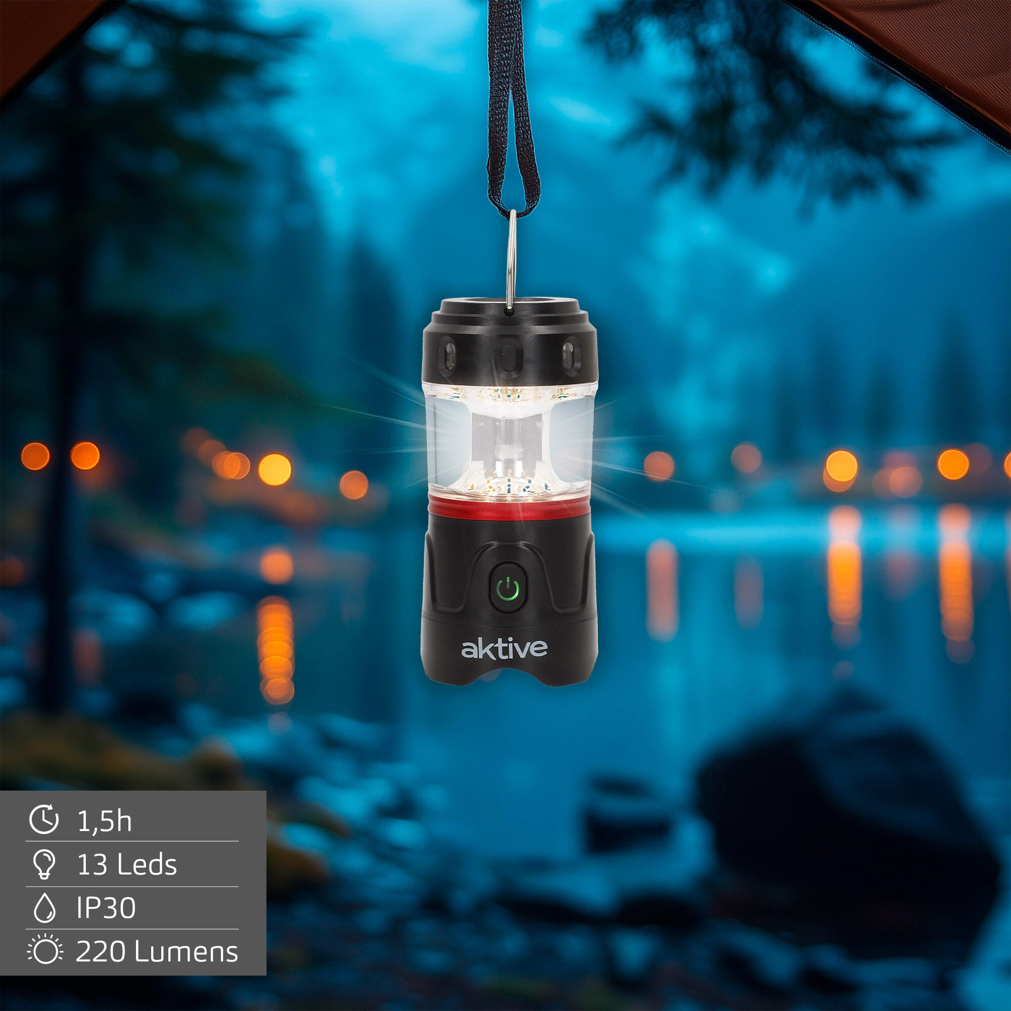 Aktive trépied Torche LED 3 en 1 avec USB et powerbank 220 lumens 3/7