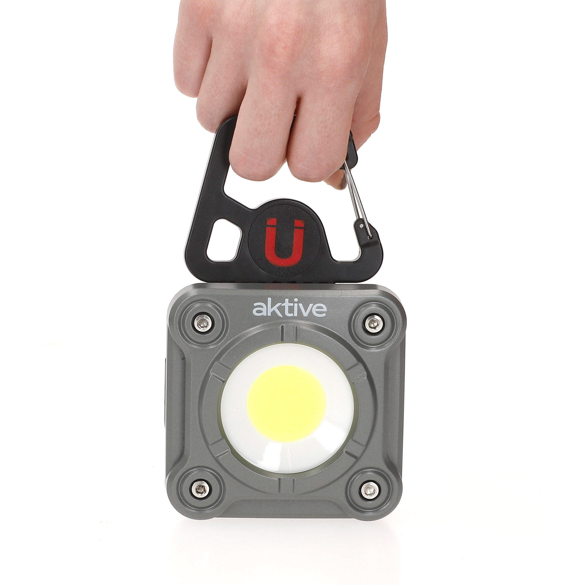 Projecteur LED portable polyvalent à 3 positions avec chargeur USB Aktive 7/7