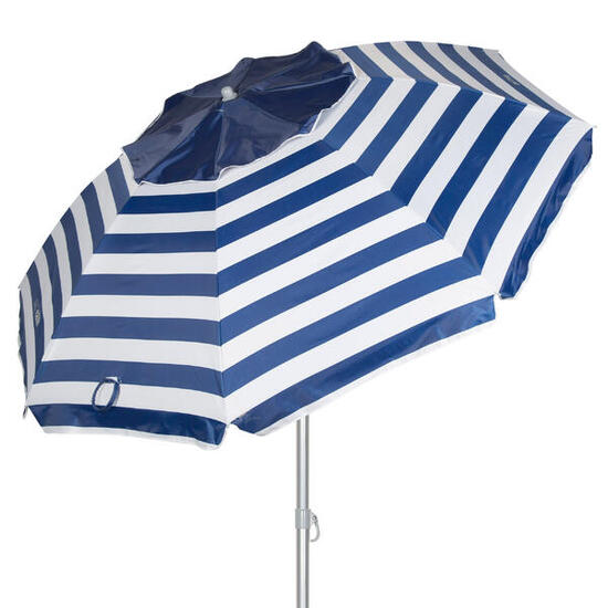 Aktive Parapluie de plage coupe-vent avec 8 baleines 240 cm sailor
