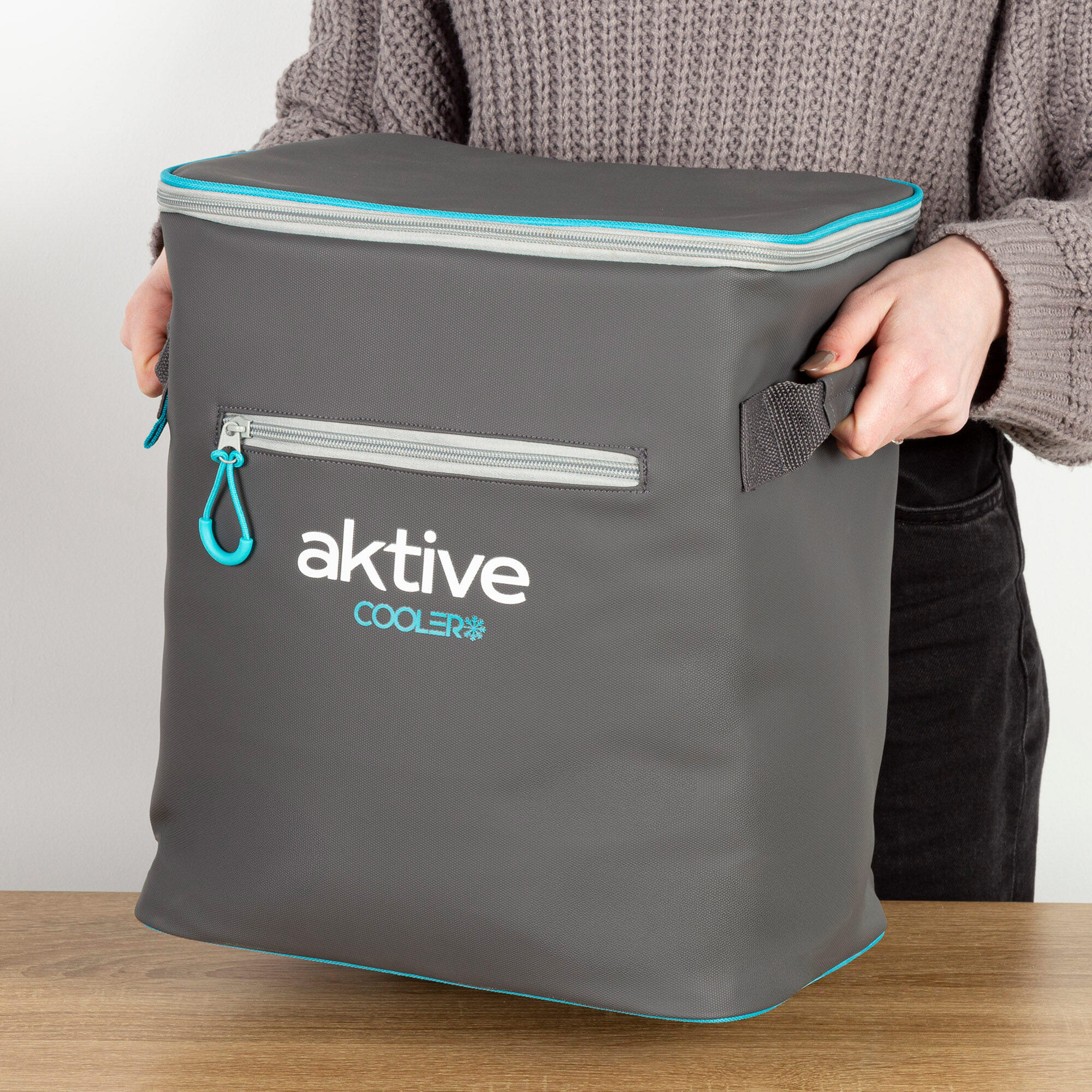 Aktive Geladeira macia de 23 litros (30x22x35 cm) com isolamento 5/7